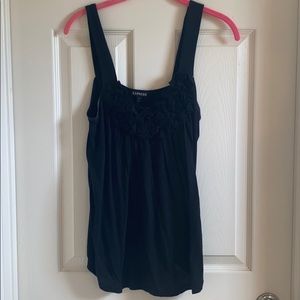 Black tank top